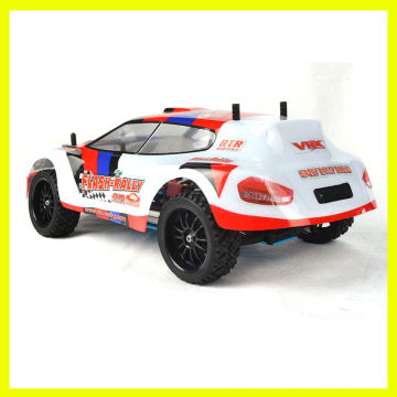 1/16th elétrico Off Road Rally carro elétrico, carro de Rc Brushless 4WD